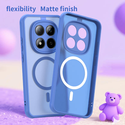 MagSafe-deksel for Xiaomi Redmi Note 15 Pro 5G, Techsuit, HaloFrost II, Blå