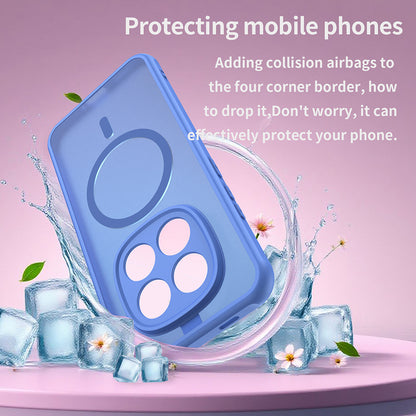 MagSafe-deksel for Xiaomi Redmi Note 15 Pro 5G, Techsuit, HaloFrost II, Blå