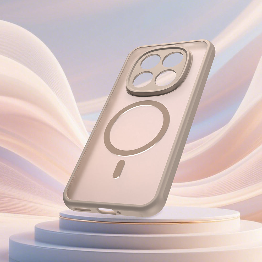 MagSafe-deksel for Xiaomi Redmi Note 15 Pro 5G, Techsuit, HaloFrost II, Gull