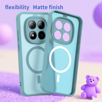 MagSafe-deksel for Xiaomi Redmi Note 15 Pro 5G, Techsuit, HaloFrost II, Lys Grønn