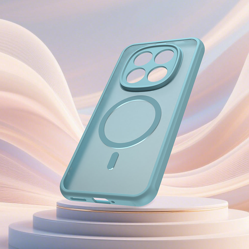MagSafe-deksel for Xiaomi Redmi Note 15 Pro 5G, Techsuit, HaloFrost II, Lys Grønn
