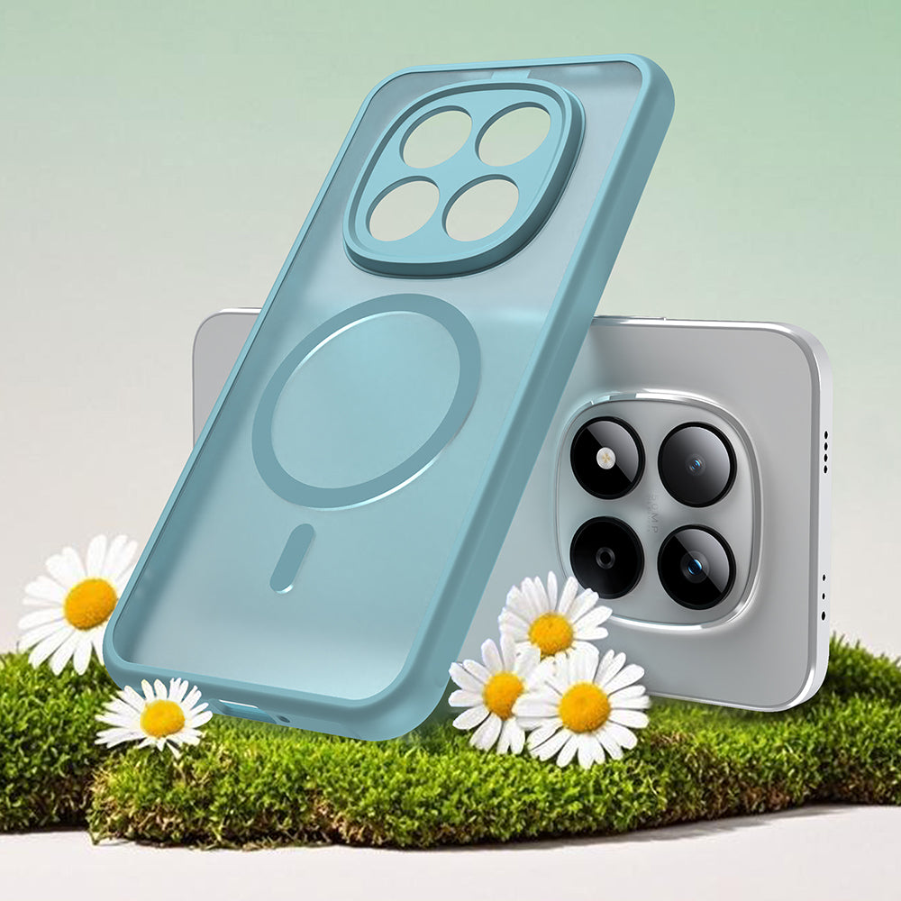 MagSafe-deksel for Xiaomi Redmi Note 15 Pro 5G, Techsuit, HaloFrost II, Lys Grønn