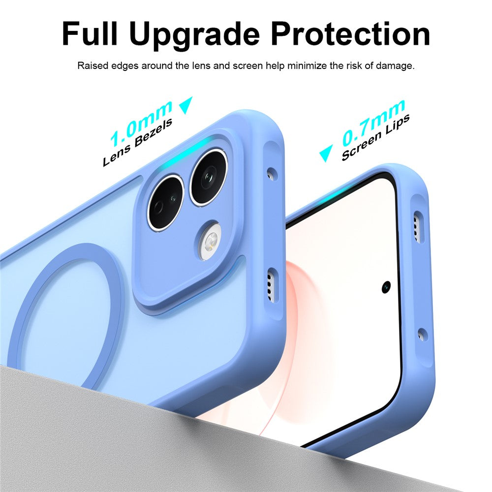 MagSafe-deksel til Xiaomi Redmi Note 17 Pro, Techsuit, HaloFrost II, blå