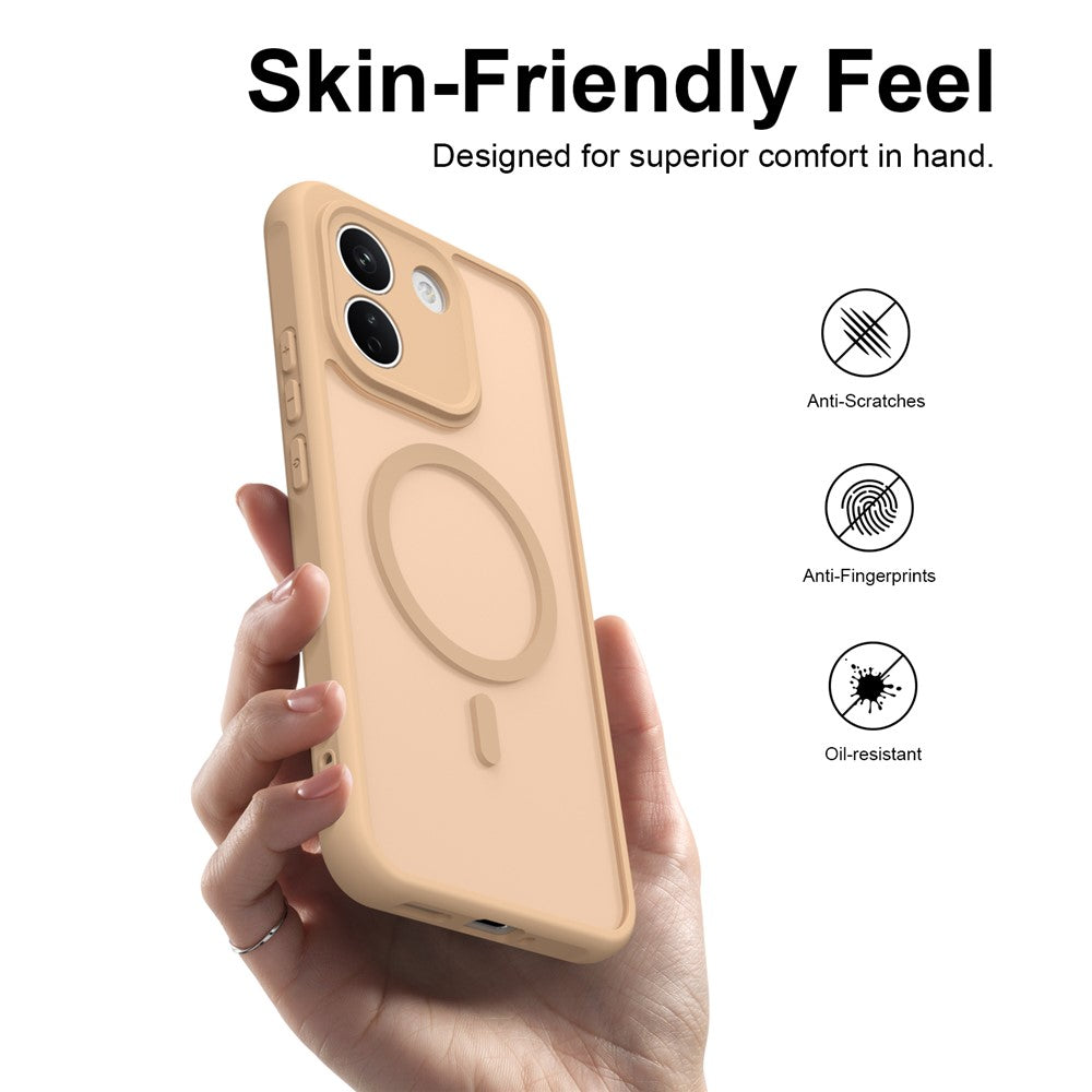 MagSafe-deksel til Xiaomi Redmi Note 17 Pro, Techsuit, HaloFrost II, gullfarget