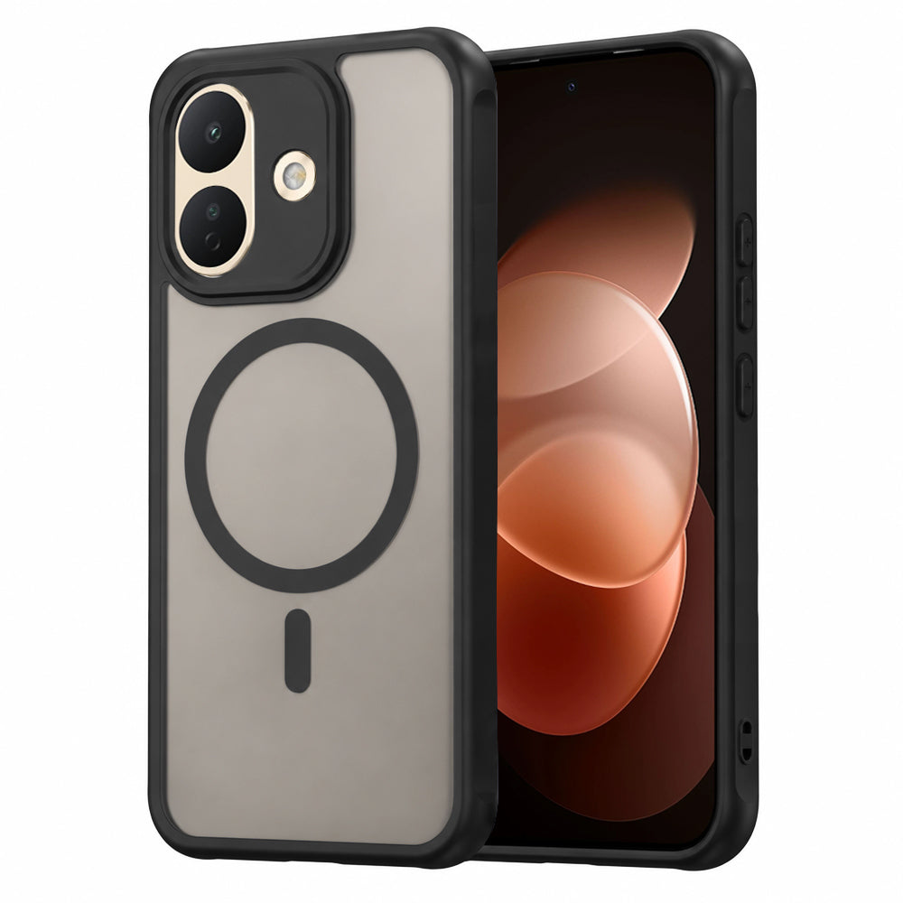 MagSafe-deksel til Xiaomi Redmi Note 17 Pro, Techsuit, HaloFrost II, svart