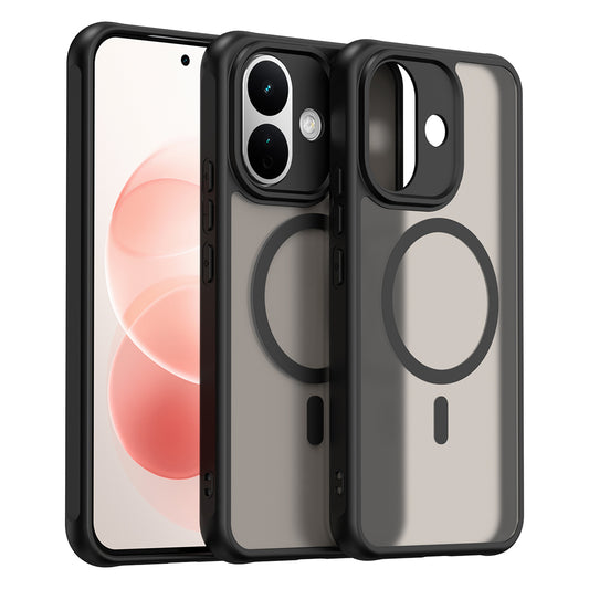MagSafe-deksel til Xiaomi Redmi Note 17 Pro, Techsuit, HaloFrost II, svart