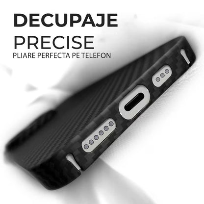 MagSafe-deksel for Apple iPhone 17 Air, Techsuit, Aramid Fiber, Svart