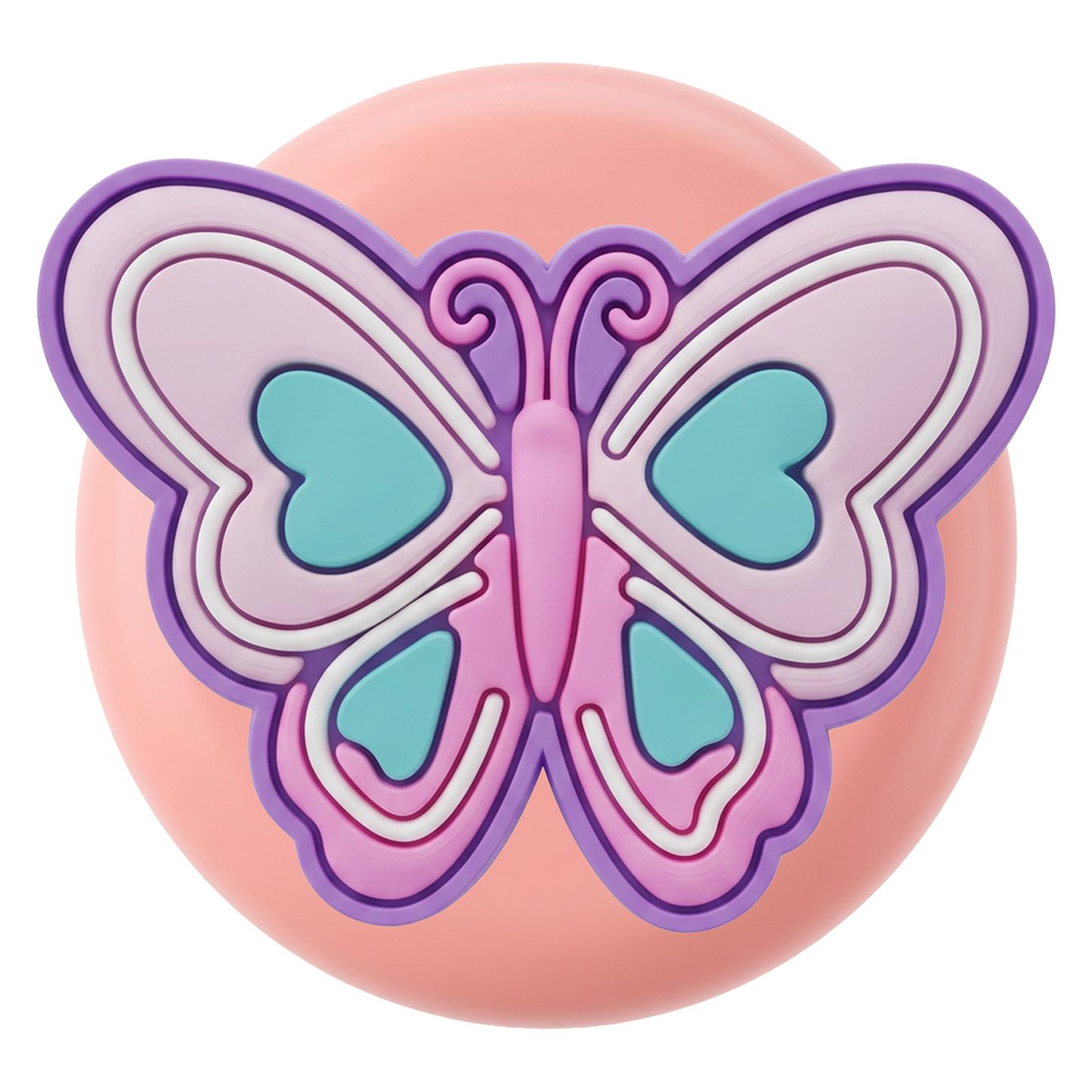 OEM Butterfly-etui for Apple AirTag, sett med 3 stk, flerfarget