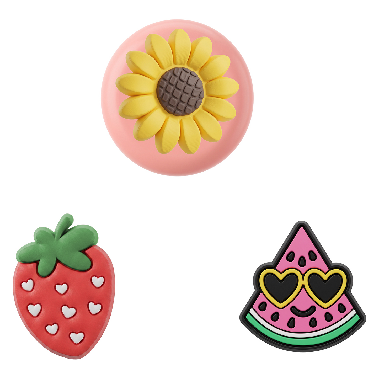 OEM Fruit-etui for Apple AirTag, sett med 3 stk, flerfarget