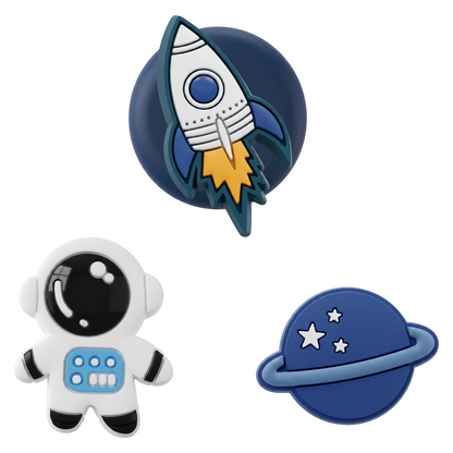 OEM Space deksel for Apple AirTag, sett med 3 stk, flerfarget