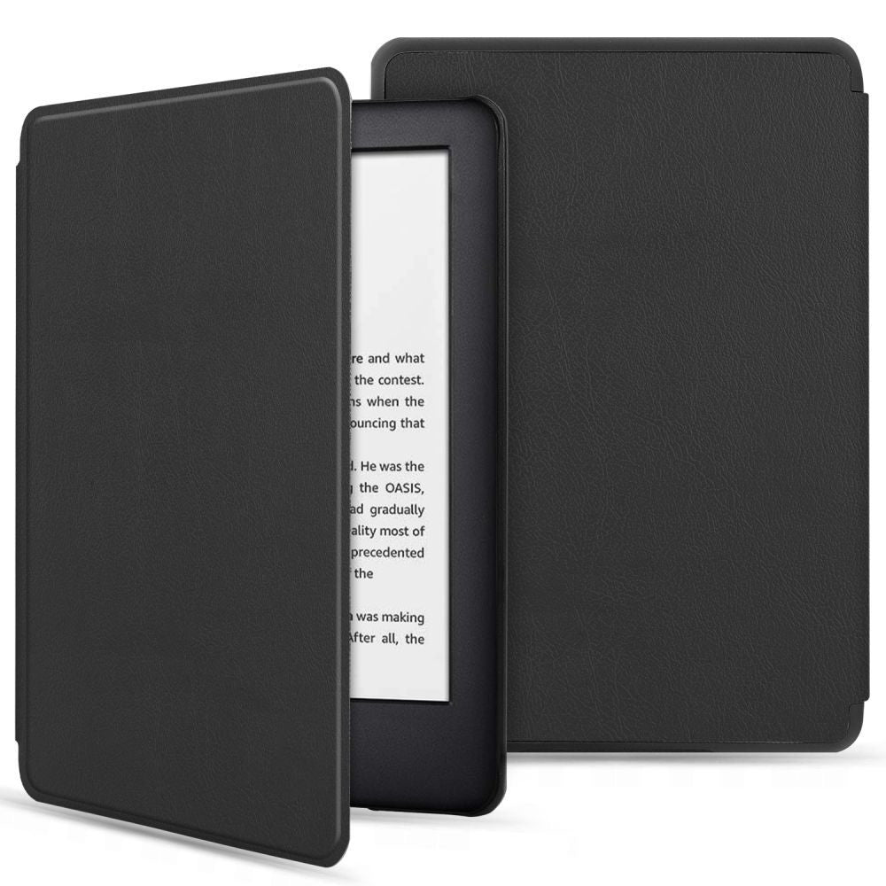 Etui for Amazon Kindle Paperwhite 5 tommer, Techsuit, SmartCover, Svart