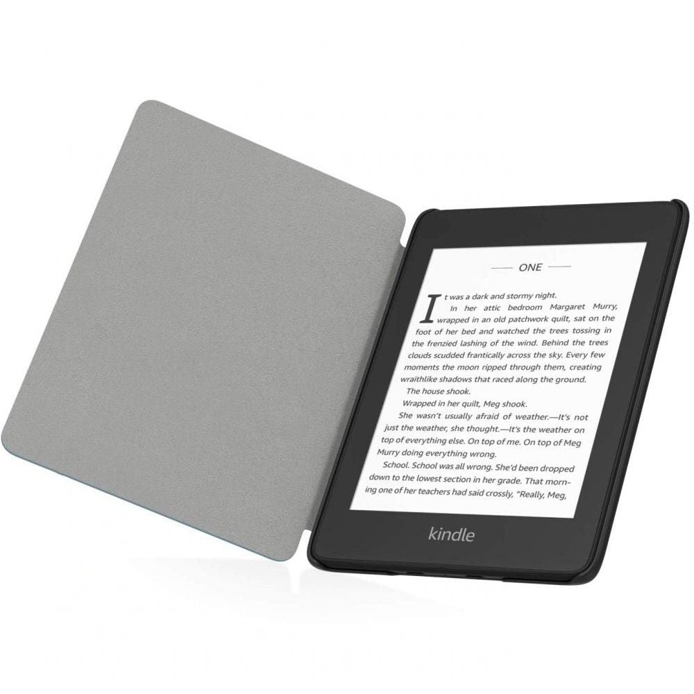 Etui for Amazon Kindle Paperwhite 5 tommer, Techsuit, SmartCover, Svart