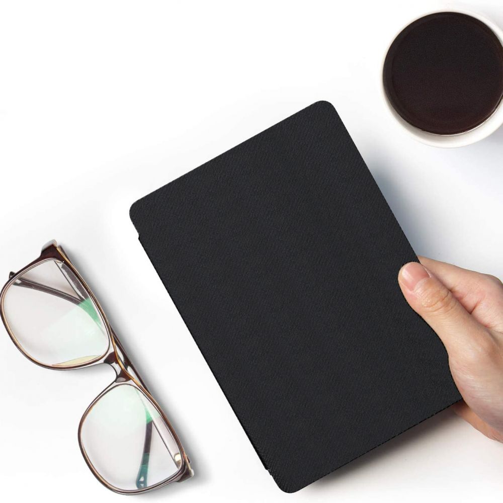 Etui for Amazon Kindle Paperwhite 5 tommer, Techsuit, SmartCover, Svart