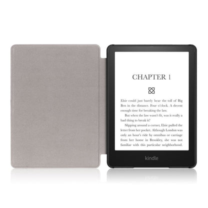 Etui for Amazon Kindle Paperwhite 5 tommer, Techsuit, SmartCover, Svart