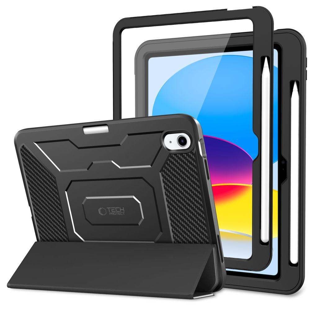 Etui for Apple iPad (2025) / iPad (2022), Tech-Protect, Endurance, Svart