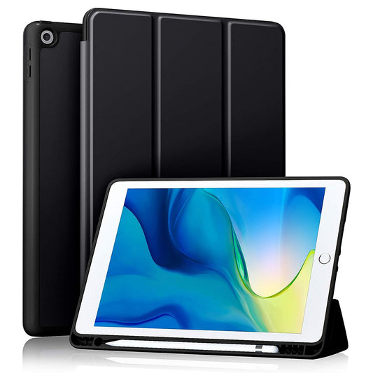 Deksel for Apple iPad 10.2 (2021) / 10.2 (2020) / 10.2 (2019), Techsuit, Flex Trifold, Svart