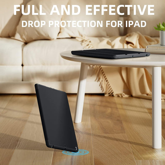 Deksel for Apple iPad 10.2 (2021) / 10.2 (2020) / 10.2 (2019), Techsuit, Flex Trifold, Svart