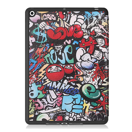 Deksel for Apple iPad 10.2 (2021) / 10.2 (2020) / 10.2 (2019), Techsuit, FoldPro, Flerfarget