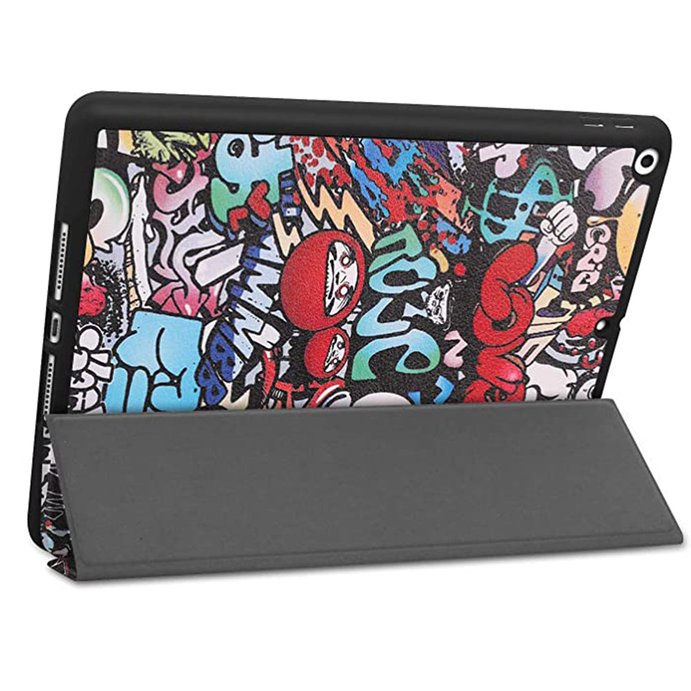 Deksel for Apple iPad 10.2 (2021) / 10.2 (2020) / 10.2 (2019), Techsuit, FoldPro, Flerfarget