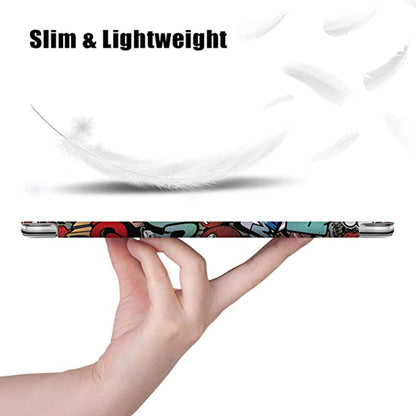 Deksel for Apple iPad 10.2 (2021) / 10.2 (2020) / 10.2 (2019), Techsuit, FoldPro, Flerfarget