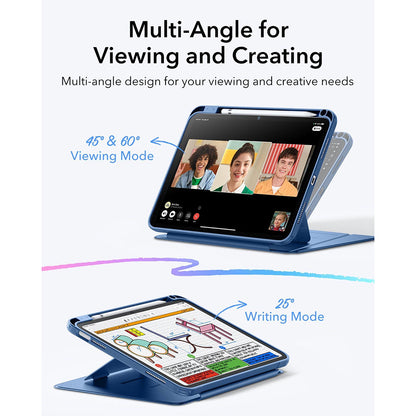 Deksel for Apple iPad (2025) / (2022), ESR, Flip Hybrid, Blå