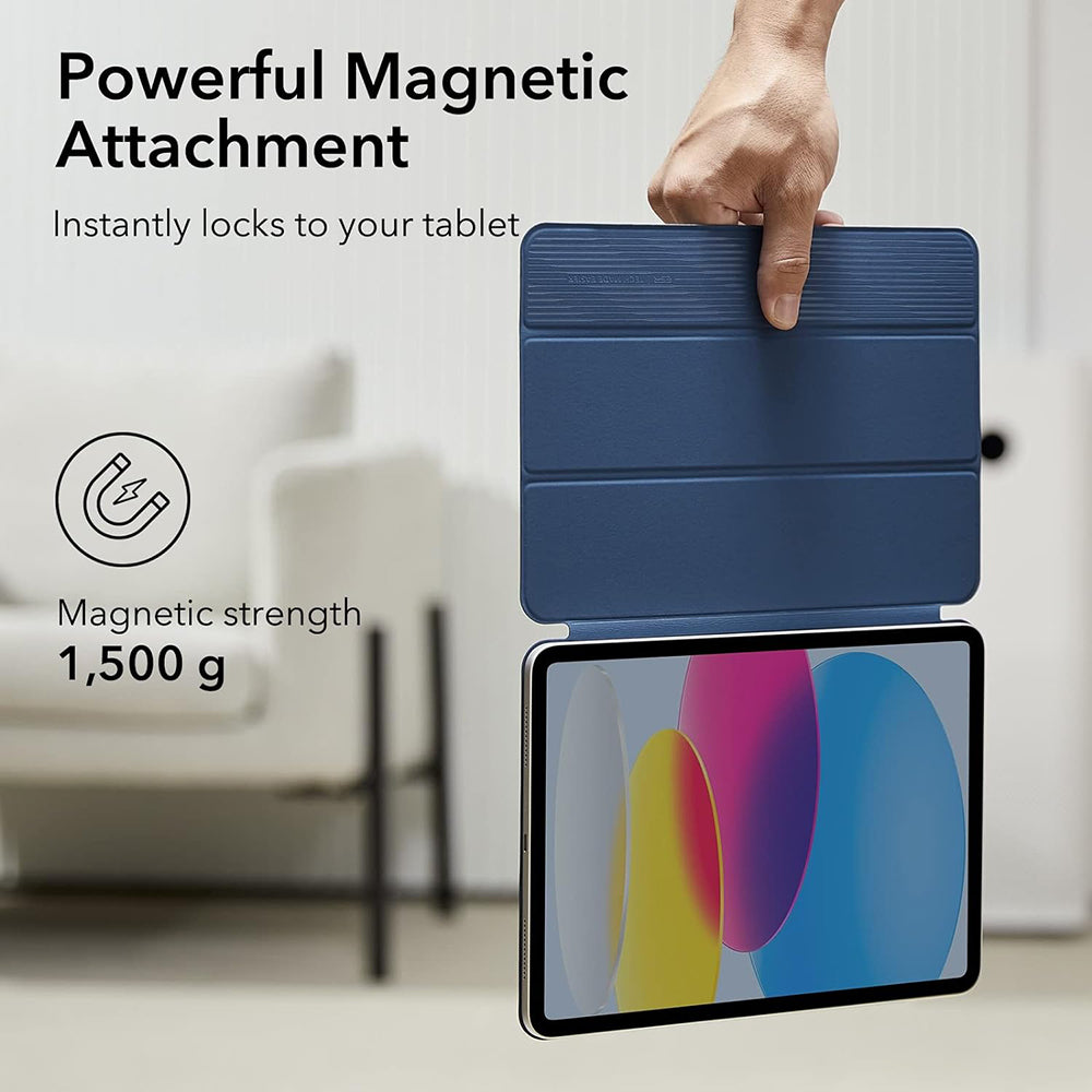 Deksel for Apple iPad (2025) / (2022), ESR, Rebound, Marineblå
