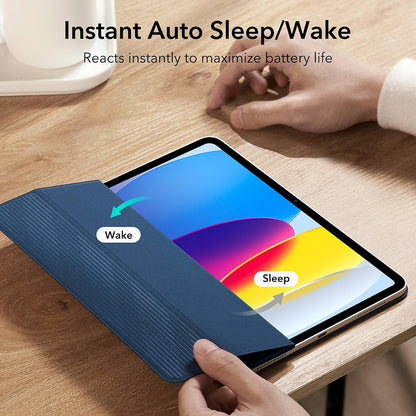Deksel for Apple iPad (2025) / (2022), ESR, Rebound, Marineblå