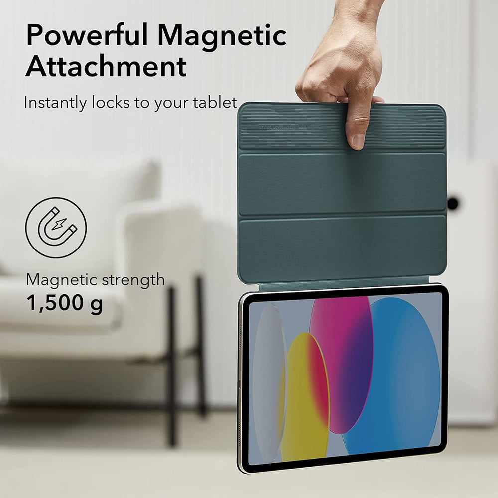 Deksel for Apple iPad (2025) / (2022), ESR, Rebound, Satenggrønn
