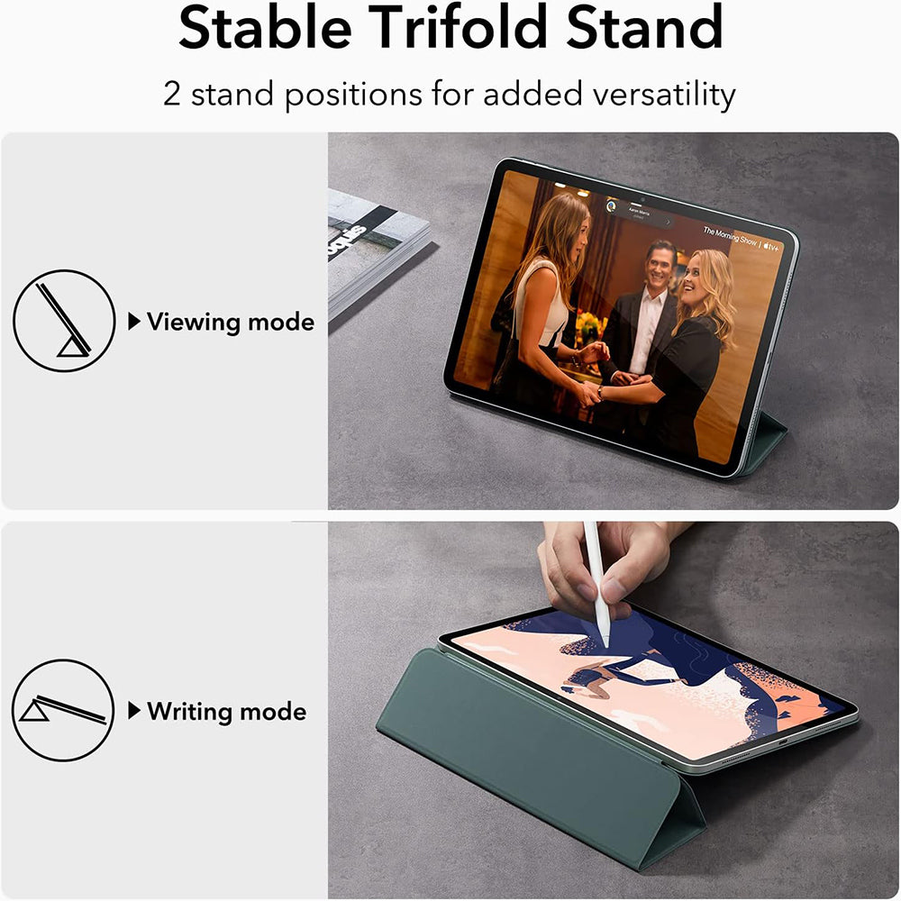 Deksel for Apple iPad (2025) / (2022), ESR, Rebound, Satenggrønn