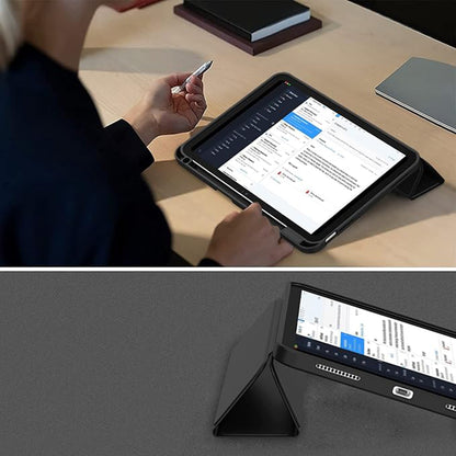 Deksel for Apple iPad (2025) / (2022), Techsuit, Flex Trifold, Grå