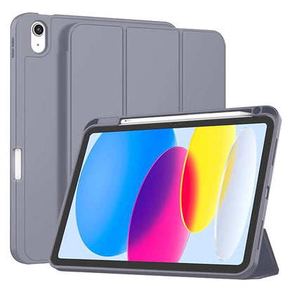 Deksel for Apple iPad (2025) / (2022), Techsuit, Flex Trifold, Lilla