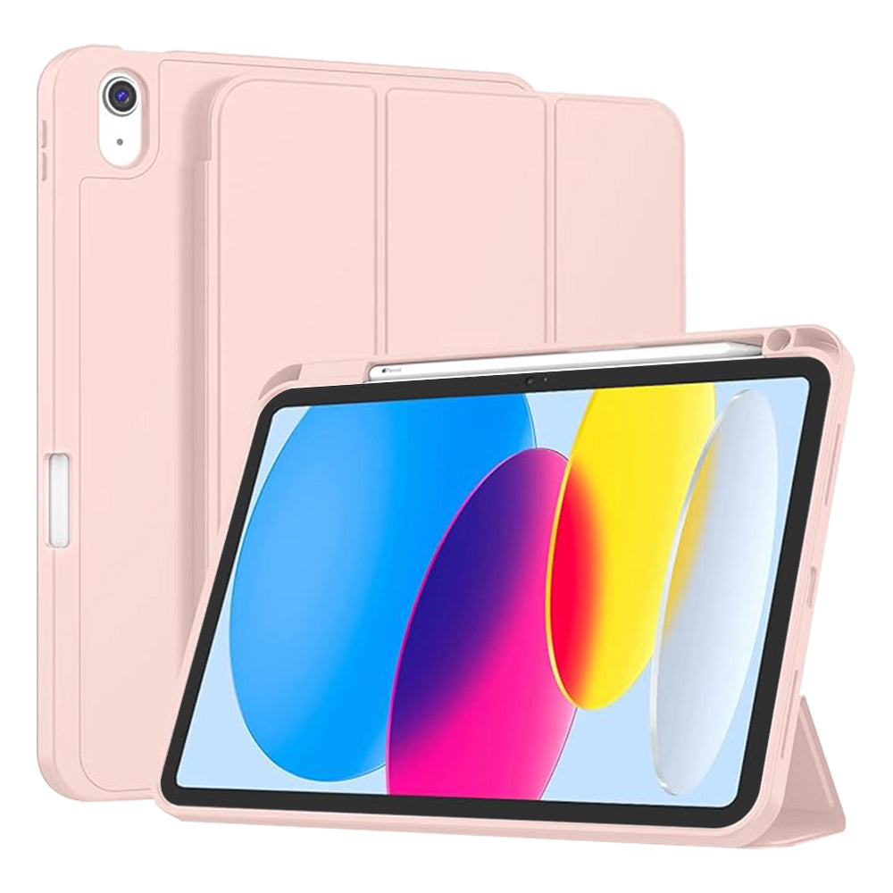 Deksel for Apple iPad (2025) / (2022), Techsuit, Flex Trifold, Rosa