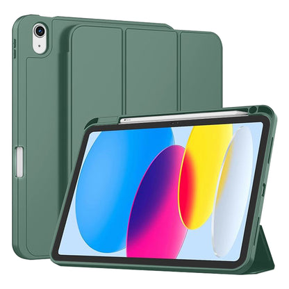 Deksel for Apple iPad (2025) / (2022), Techsuit, Flex Trifold, Grønn