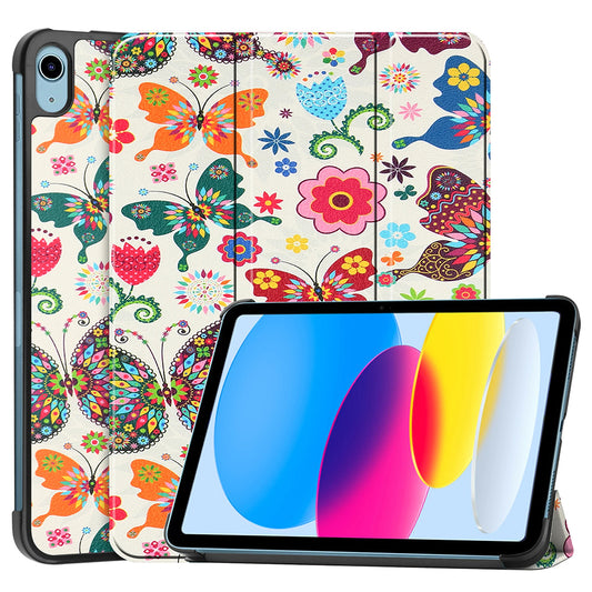 Deksel for Apple iPad (2025) / (2022), Techsuit, FoldPro Butterfly, Flerfarget