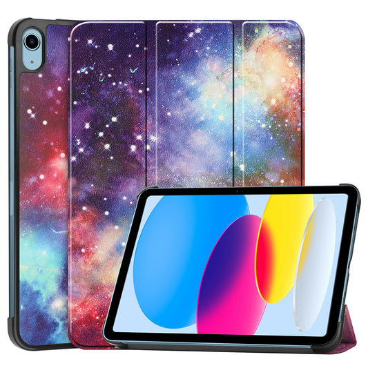 Deksel for Apple iPad (2025) / (2022), Techsuit, FoldPro Galaxy, Flerfarget