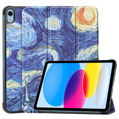 Deksel for Apple iPad (2025) / (2022), Techsuit, FoldPro Starry Night, Flerfarget