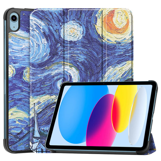 Deksel for Apple iPad (2025) / (2022), Techsuit, FoldPro Starry Night, Flerfarget