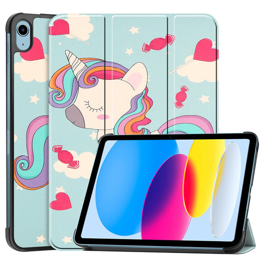 Deksel for Apple iPad (2025) / (2022), Techsuit, FoldPro Unicorn, Flerfarget