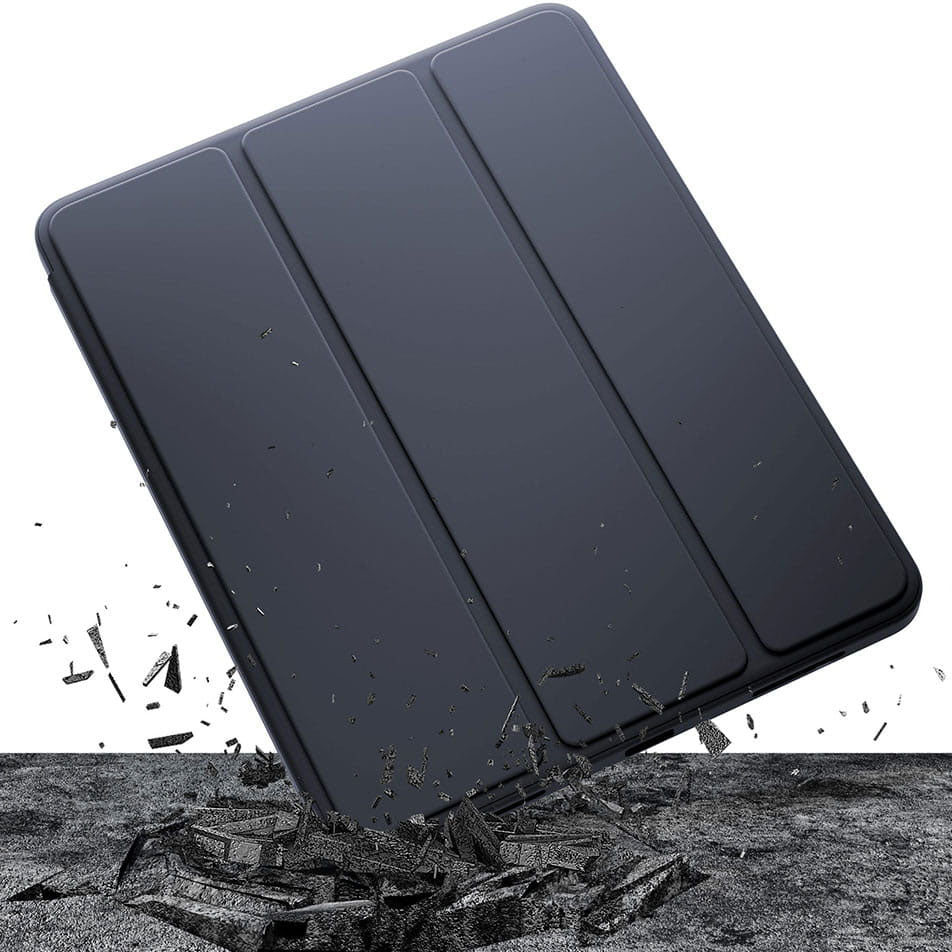 Deksel for Apple iPad (2025) / (2022), 3MK, Soft Tablet, Svart