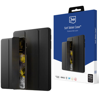 Deksel for Apple iPad (2025) / (2022), 3MK, Soft Tablet, Svart