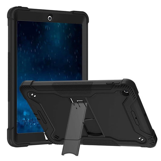 Deksel for Apple iPad 9.7 (2018) / 9.7 (2017), Techsuit, Rugged TabShell, Svart
