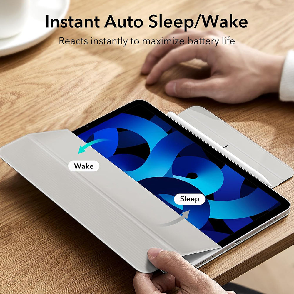 Deksel for Apple iPad Air 11 (2024) / Air (2022) / Air (2020) / Pro 11 (2018), ESR, Rebound, Hvit