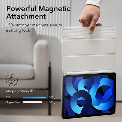 Deksel for Apple iPad Air 11 (2024) / Air (2022) / Air (2020) / Pro 11 (2018), ESR, Rebound, Hvit