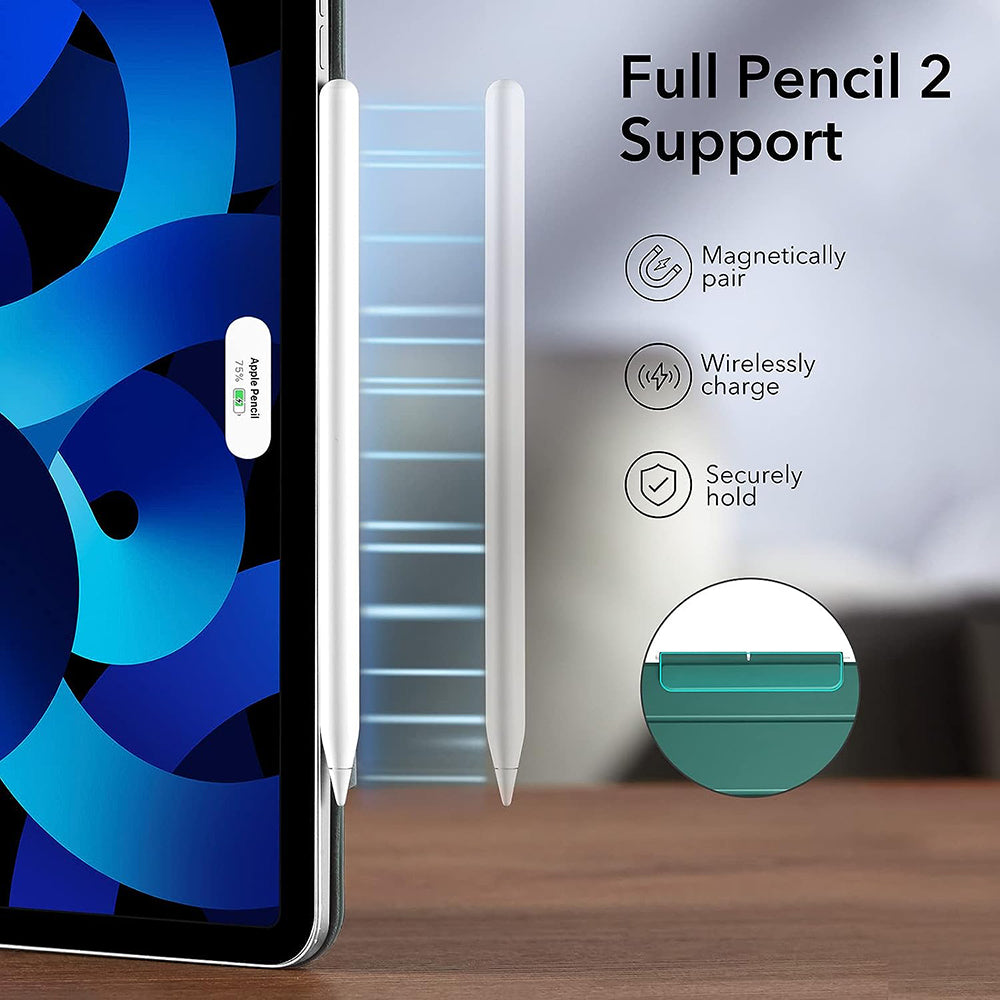 Deksel for Apple iPad Air 11 (2024) / Air (2022) / Air (2020) / Pro 11 (2018), ESR, Rebound, Satenggrønn