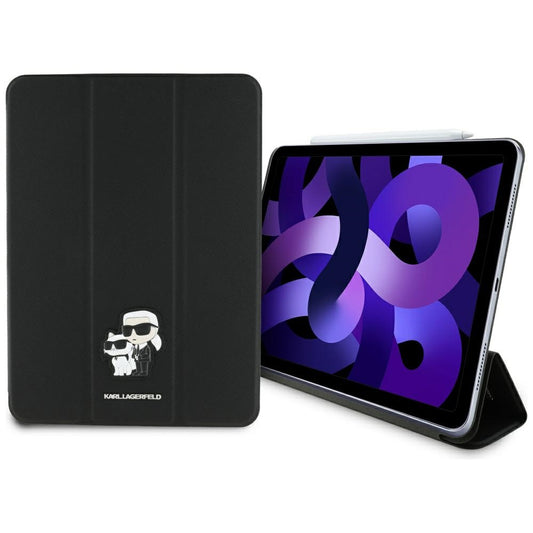 Etui for Apple iPad Air 11 (2025) / Air 11 (2024), Karl Lagerfeld, Saffiano Karl & Choupette, Svart