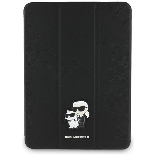 Etui for Apple iPad Air 11 (2025) / Air 11 (2024), Karl Lagerfeld, Saffiano Karl & Choupette, Svart