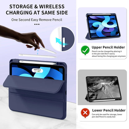 Deksel for Apple iPad Air 11 (2026) / iPad Air 11 (2025) / Air 11 (2024), Techsuit, Flex Trifold, Grønn