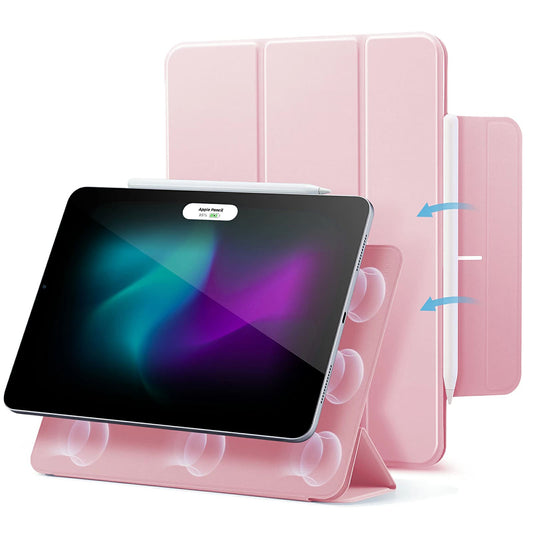 Deksel for Apple iPad Air 13 (2025) / Air 13 (2024) / Pro 12.9 (2022) / Pro 12.9 (2021) / Pro 12.9 (2020), ESR, Rebound, Rosa