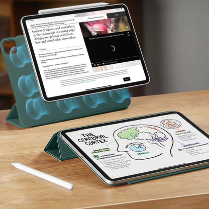 Deksel for Apple iPad Air 13 (2026) / Air 13 (2025) / Air 13 (2024) / Pro 12.9 (2022) / Pro 12.9 (2021), ESR, Rebound, Satinert grønn