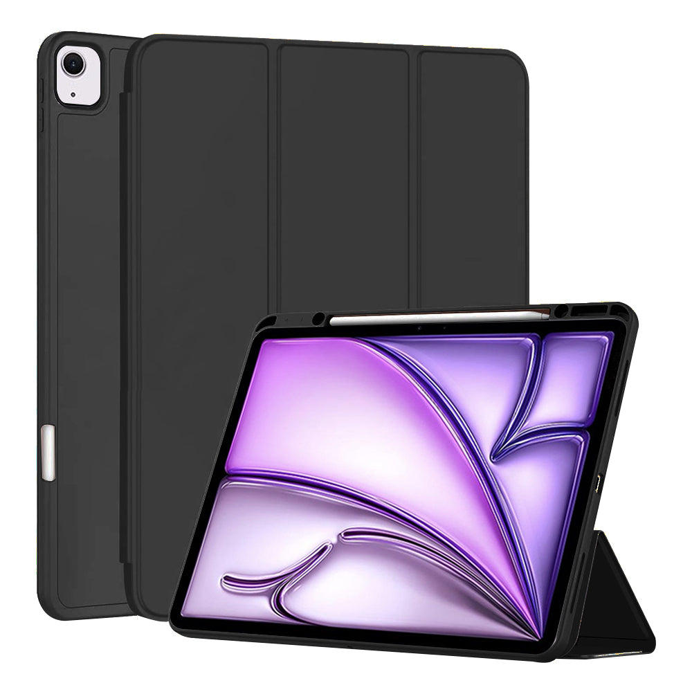 Deksel for Apple iPad Air 13 (2026) / Air 13 (2025) / Air 13 (2024), Techsuit, Flex Trifold, Svart